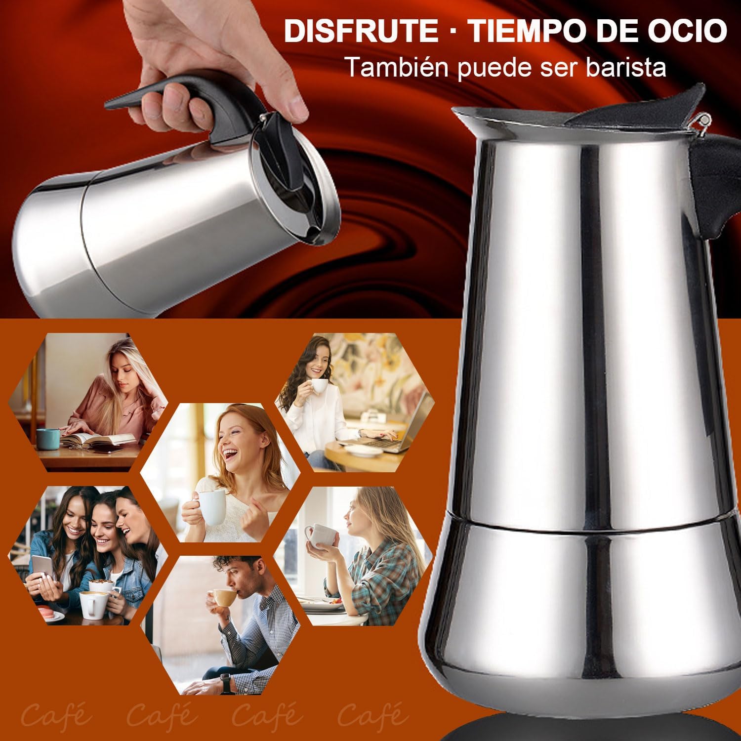 Cafetera Italiana Expresso 6 Tazas